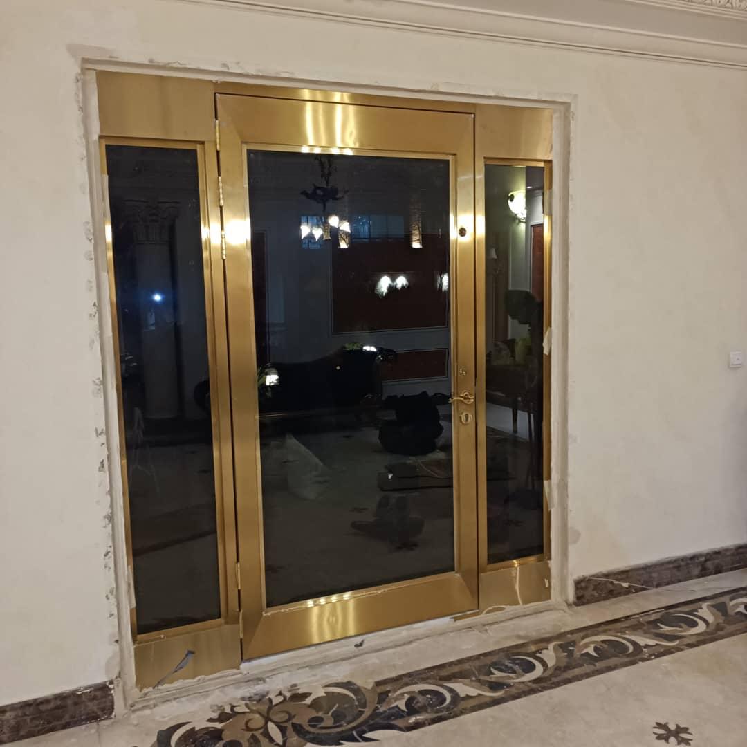 تصویر 3 از قیمت خرید درب ضد سرقت استیل طلایی با فروش عمده