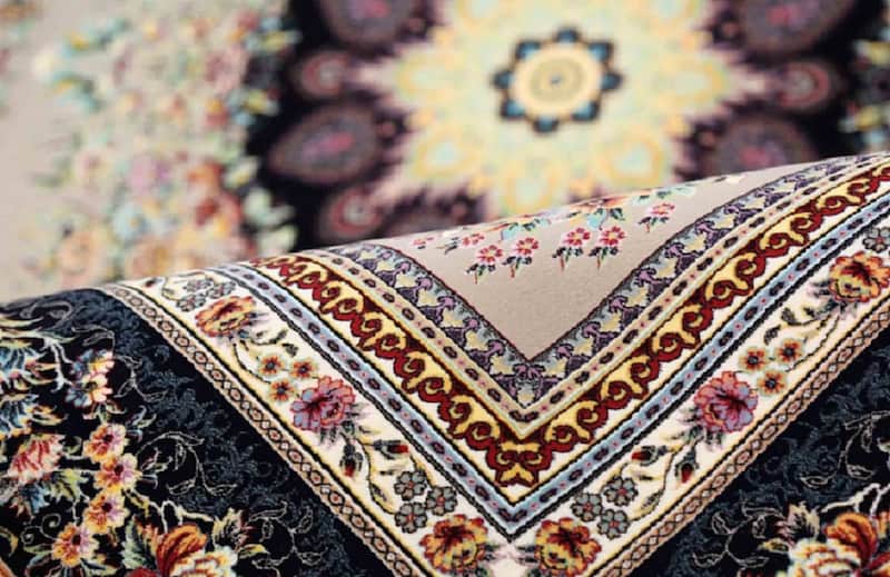 تصویر 3 از قیمت خرید فرش ابریشم طرح سالاری با فروش عمده