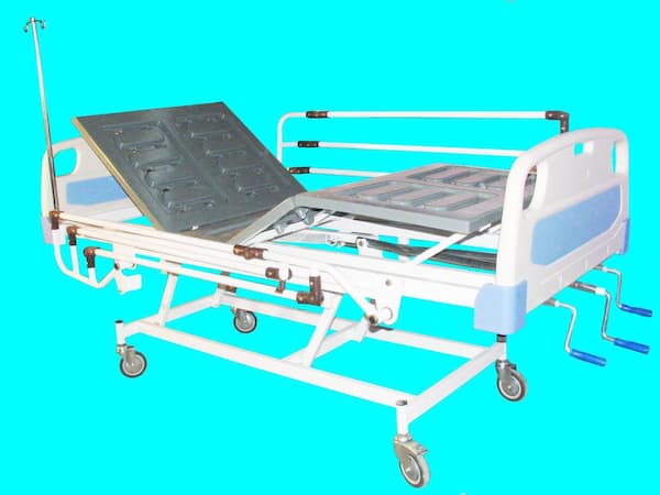 فروش تخت بیمارستانی سه شکن دستی + قیمت خرید به‌صرفه