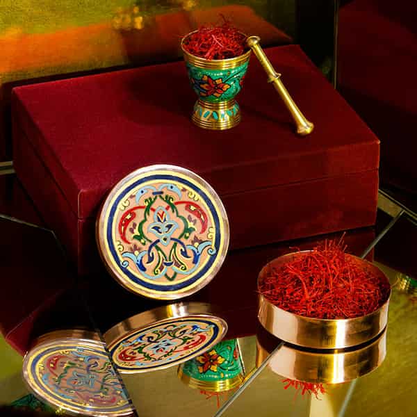 تصویر 5 از خرید ظرف هدیه زعفران + قیمت فروش استثنایی