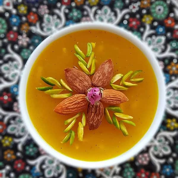 تصویر 1 از قیمت خرید مسقطی زعفرانی ساده + فروش ویژه