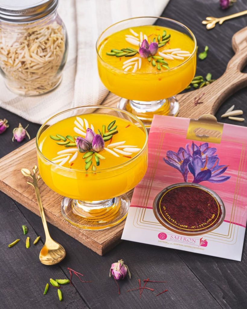 تصویر 3 از قیمت خرید مسقطی زعفرانی ساده + فروش ویژه