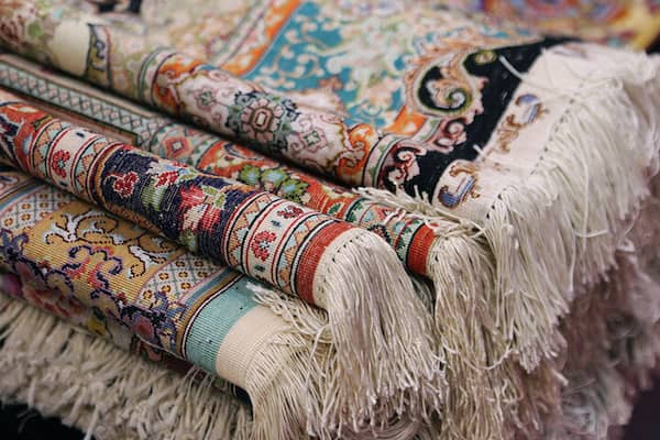 تصویر 4 از قیمت قالی گل ابریشم با کیفیت ارزان + خرید عمده