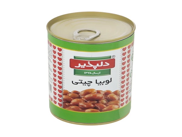تصویر 4 از قیمت خرید کنسرو لوبیا چیتی دلپذیر عمده به صرفه و ارزان
