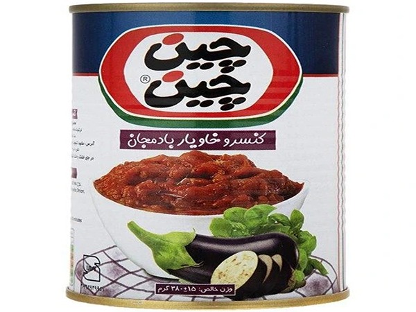 تصویر 4 از خرید کنسرو بادمجان چین چین + قیمت فروش استثنایی