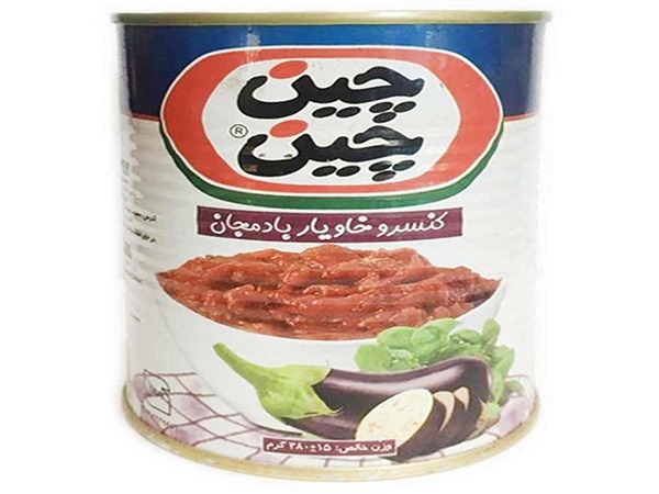 تصویر 1 از خرید کنسرو بادمجان چین چین + قیمت فروش استثنایی