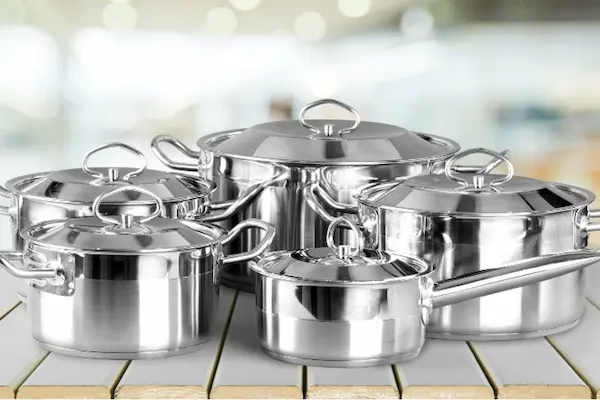 تصویر 5 از قیمت خرید سرویس قابلمه استیل نچسب + فروش ویژه