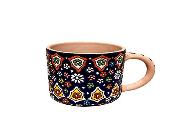 تصویر 2 از قیمت ماگ سفالی مینا کاری با کیفیت ارزان + خرید عمده