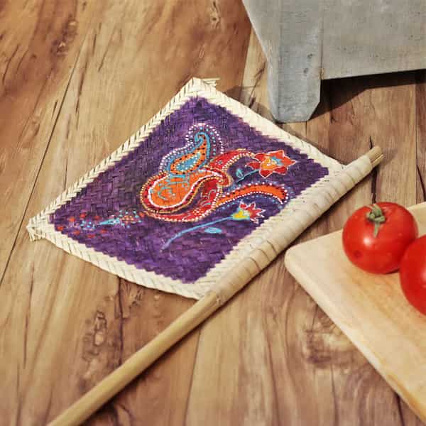 تصویر 4 از خرید بادبزن دستی حصیری + قیمت فروش استثنایی