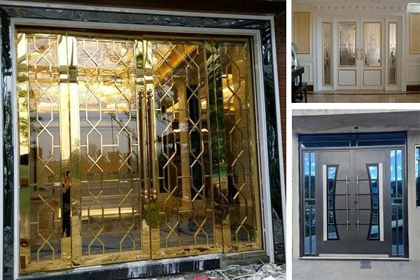 تصویر 4 از فروش درب ورودی لابی استیل + قیمت خرید به صرفه