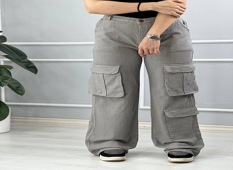 تصویر 2 از قیمت خرید شلوار جین بگ کارگو + فروش ویژه