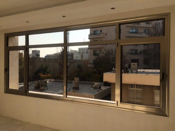 تصویر 4 از قیمت خرید پنجره دوجداره رنگ شامپاینی عمده به صرفه و ارزان