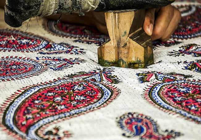 تصویر 4 از خرید و قیمت رومیزی قلمکار گرد + فروش عمده