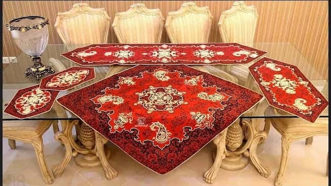 تصویر 1 از قیمت رومیزی سنتی قلمکاری + خرید باور نکردنی