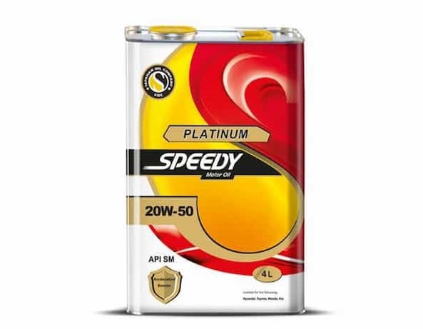 تصویر 1 از قیمت فروش روغن اسپیدی پلاتینیوم 20w50 حلبی فروش ویژه