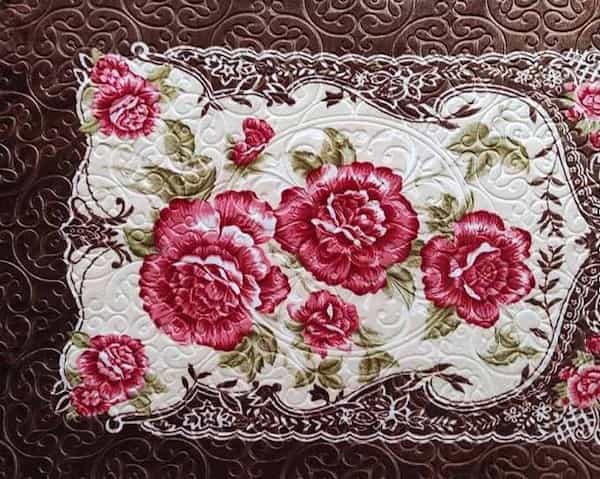 تصویر 5 از قیمت خرید پتو گلبافت عروس + فروش ویژه