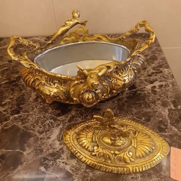 تصویر 5 از خرید و قیمت جاردین بزرگ برنزی + فروش عمده