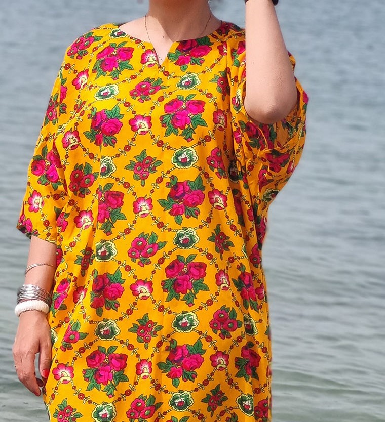 تصویر 1 از قیمت خرید پیراهن زنانه ساحلی + فروش ویژه