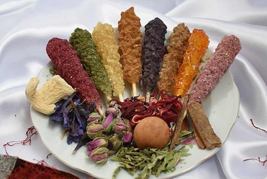 تصویر 2 از قیمت نبات گیاهی زعفرانی با کیفیت ارزان + خرید عمده