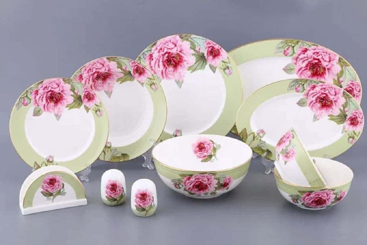 تصویر 3 از خرید و قیمت سرویس چینی گل برجسته + فروش عمده