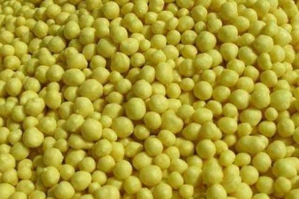 گوگرد گرانول 99 درصد دانه‌ بندی یکنواخت زرد