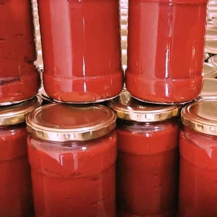 تصویر 1 از فروش رب گوجه فرنگی شیشه ای + قیمت خرید به صرفه