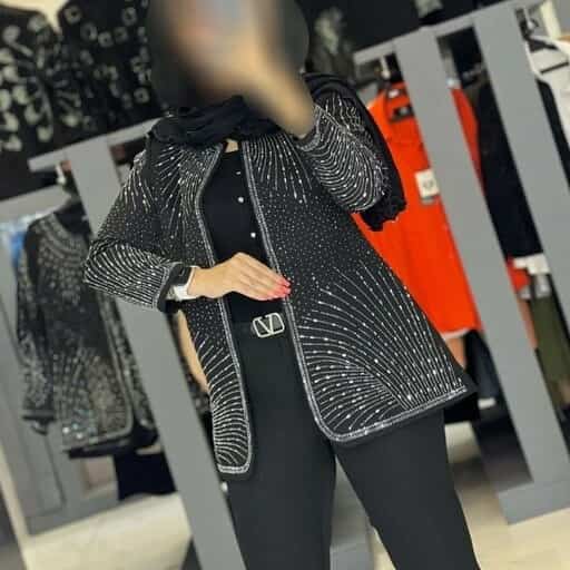 تصویر 1 از خرید جدیدترین انواع کت و شلوار زنانه نگین دار