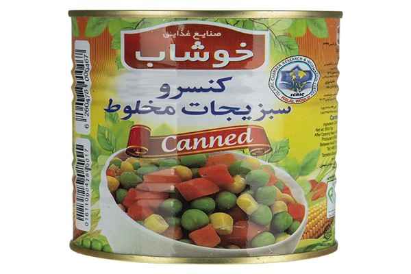 تصویر 1 از خرید کنسرو خوراک سبزیجات + قیمت عالی باکیفیت