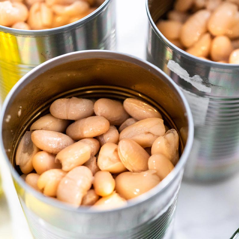 تصویر 2 از خرید لوبیاکنسرو قوطی ۴۲۰ گرمی + قیمت فروش استثنایی
