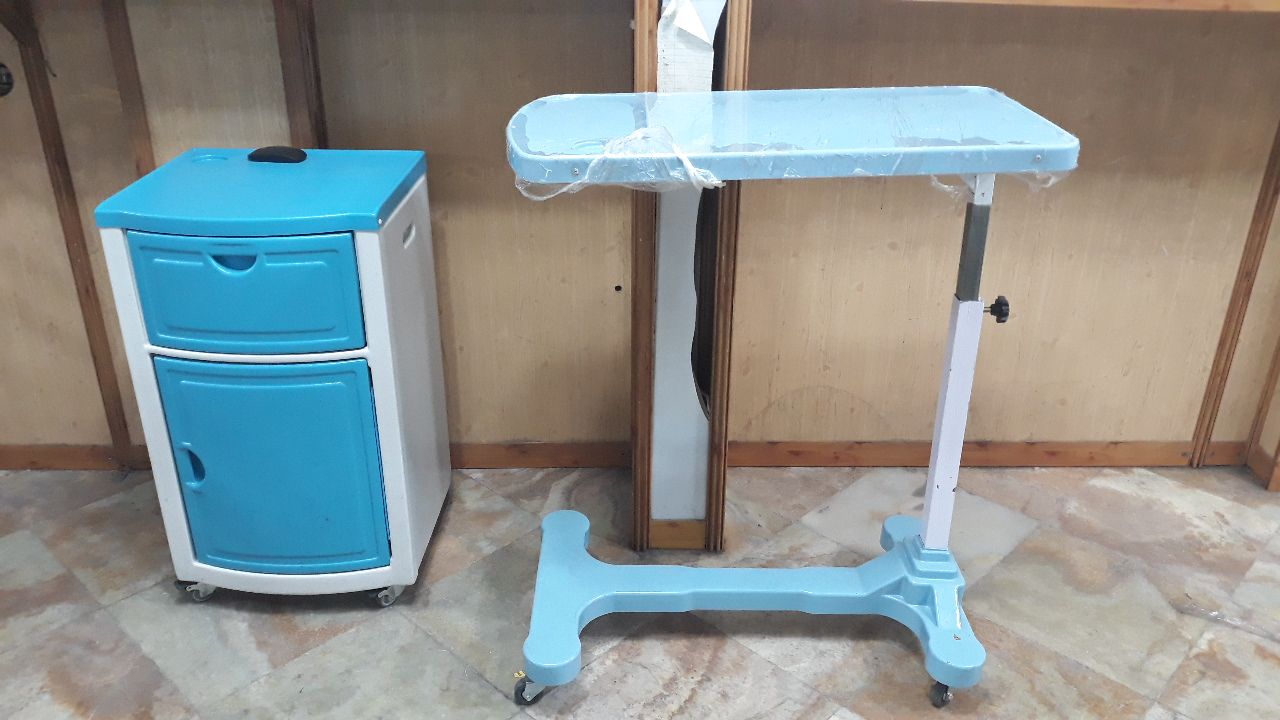تصویر 4 از میز کنار تخت بیمارستانی + فروش عمده