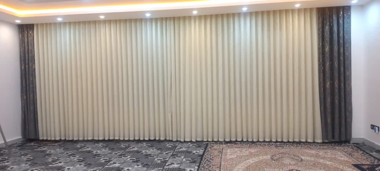 تصویر 2 از پارچه حریر شاین پرده‌ای