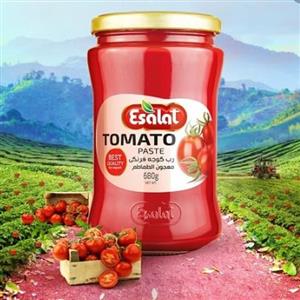 قیمت خرید عمده رب گوجه فرنگی شیشه‌ای برند اصالت