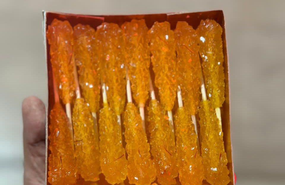 تصویر 3 از قیمت و خرید عمده نبات چوبی زعفرانی + فروش ویژه