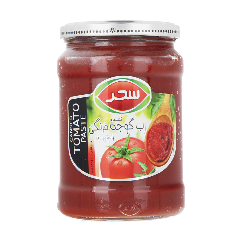 فروش رب گوجه قوطی و شیشه‌ای سحر