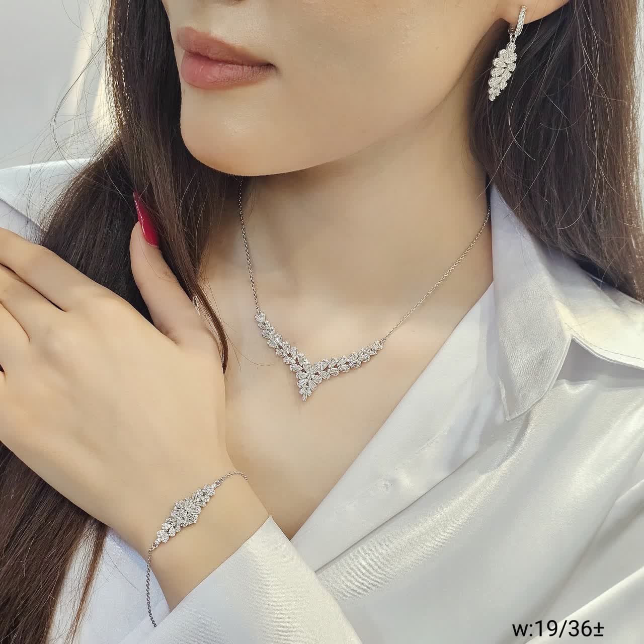 تصویر 1 از خرید فول ست نقره زنانه