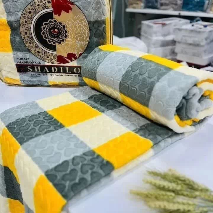 تصویر 1 از پتو شادیلون دو نفره خشتی پرفروش