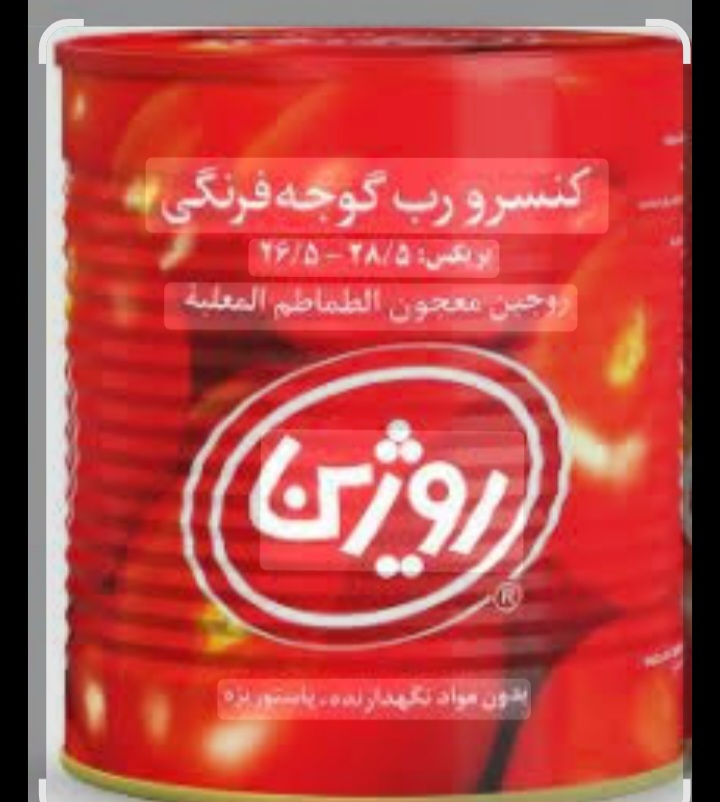 خرید تضمینی رب گوجه ۸۰۰ روژین