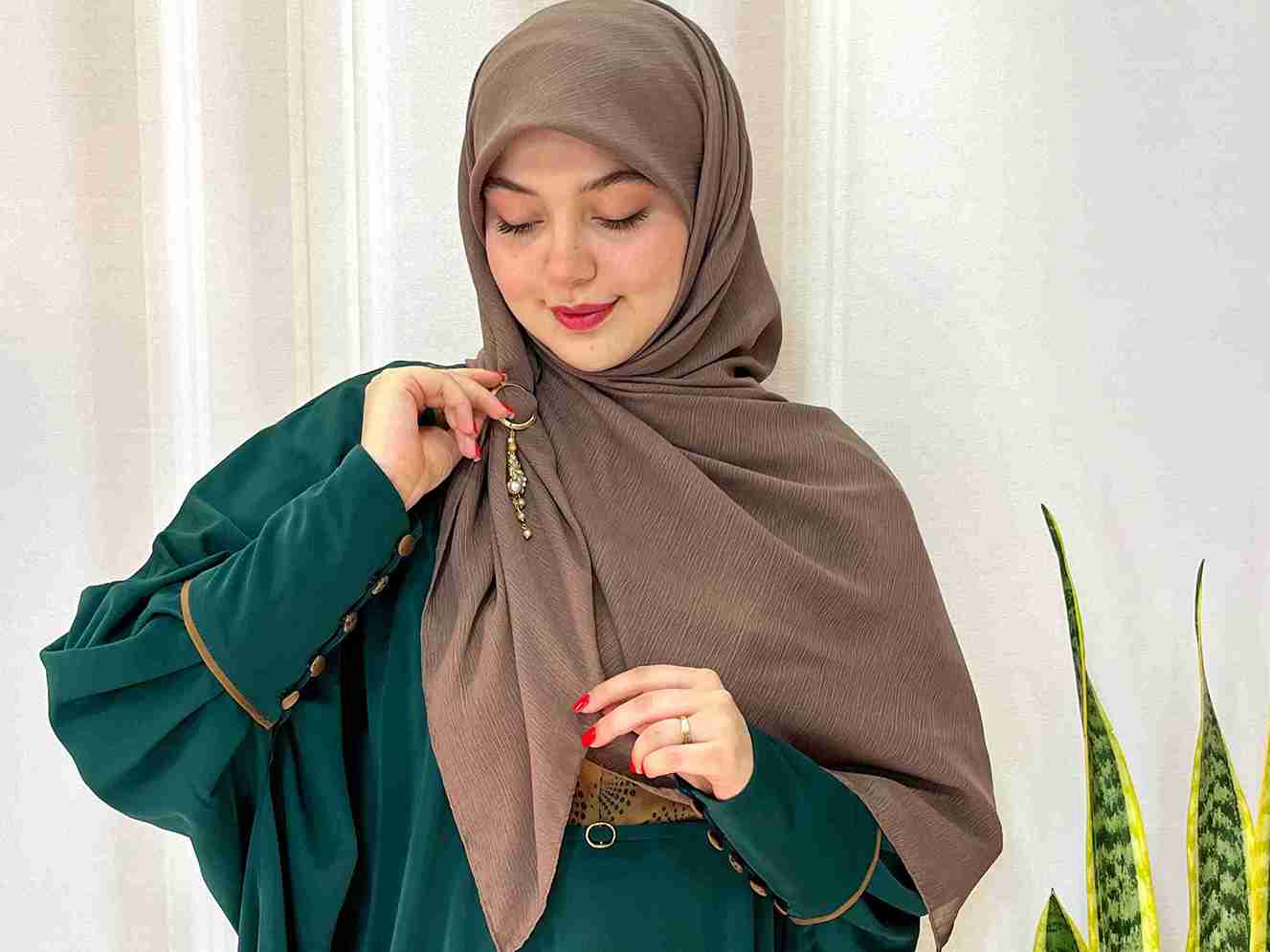 تصویر 4 از خرید و قیمت روسری نخ کریشه درختی + فروش عمده