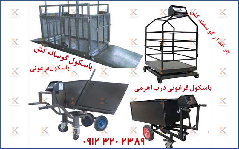 باسکول دام کش سنگین صنعتی مناسب کشتارگاه های صنعتی