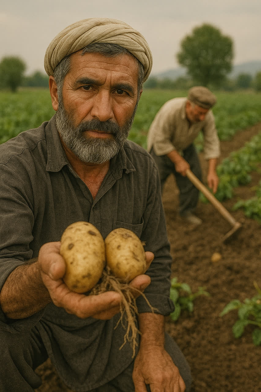 فروش سیب زمینی عمده