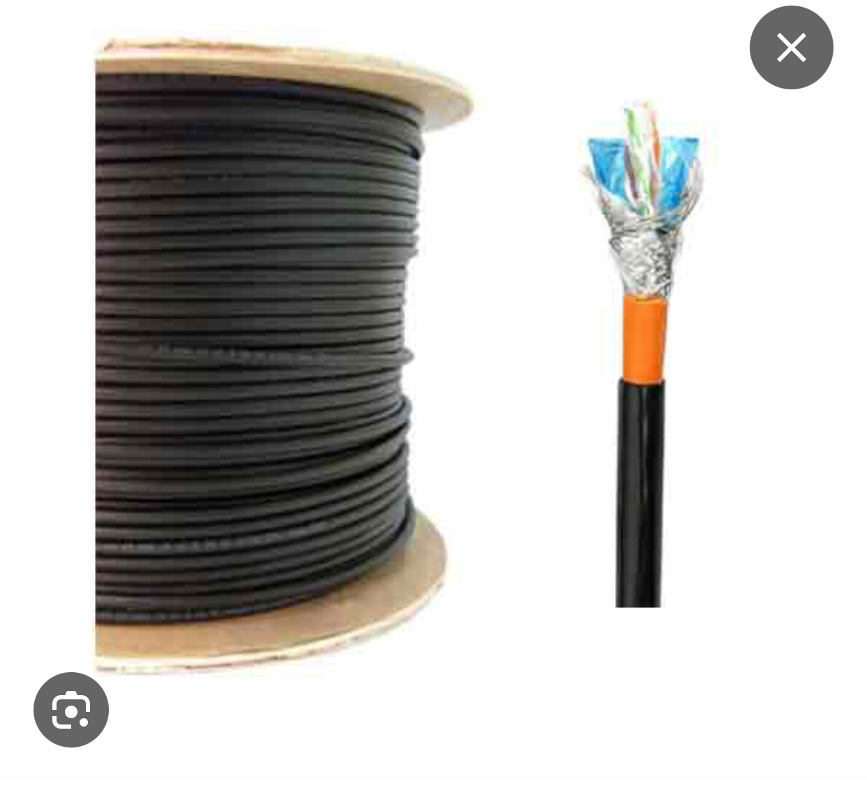 تصویر 1 از فروش عمده کابل شبکه cat6 utp outdoor تست چنل