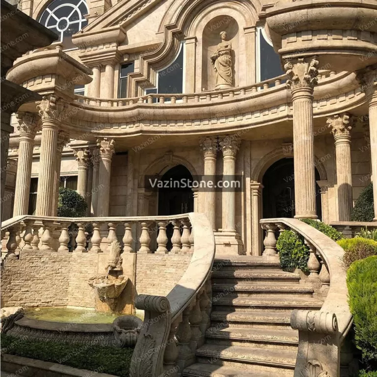 تصویر 5 از قیمت خرید سنگ نمای ساختمان قهوه ای باقیمت به صرفه وعمده