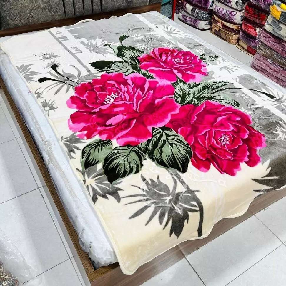 تصویر 4 از قیمت مناسب پتوی یک نفره روشا گلدار + خرید عمده