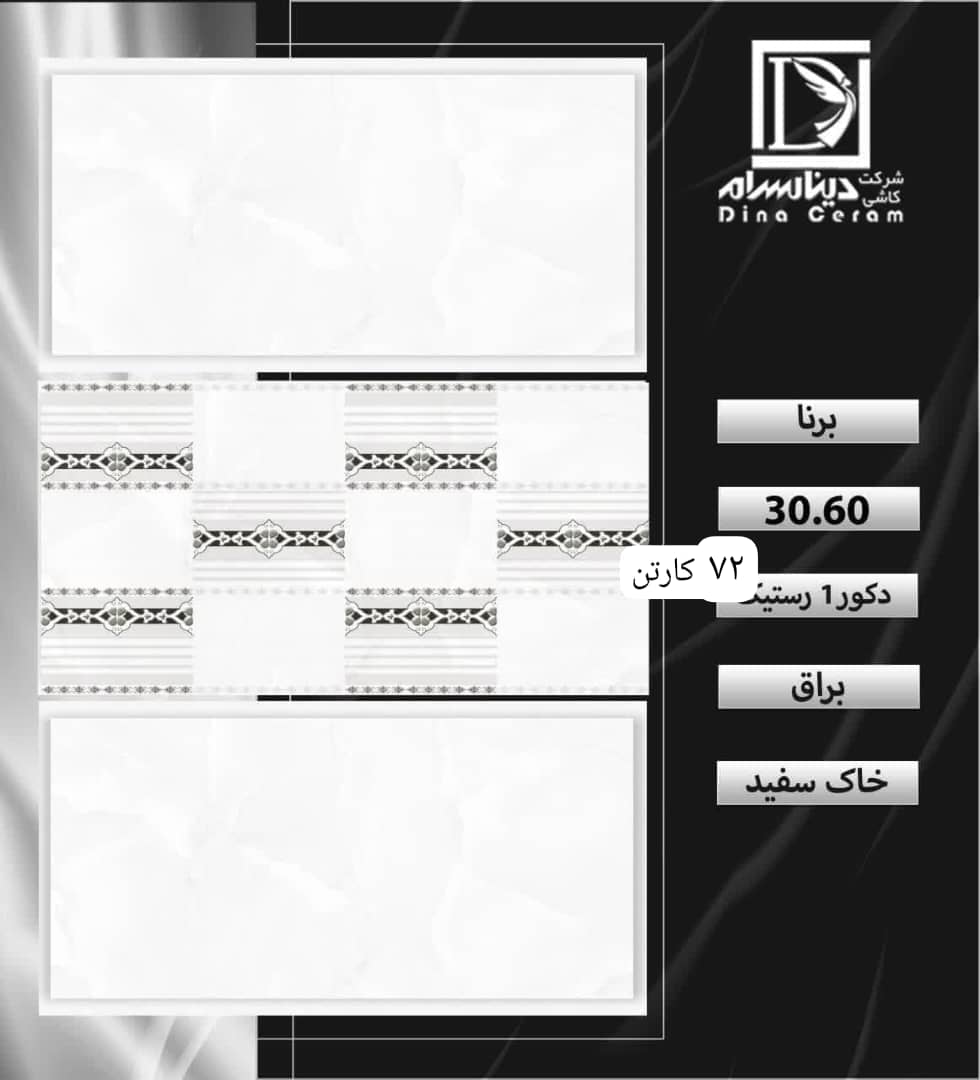 تصویر 3 از قیمت سرامیک 60 × 30 بدنه + عمده