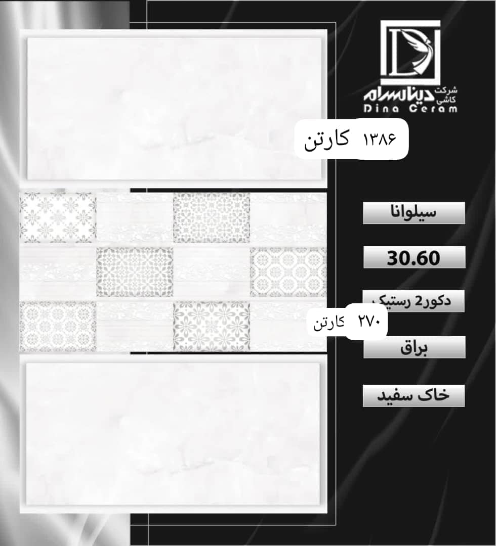 تصویر 2 از قیمت سرامیک 60 × 30 بدنه + عمده