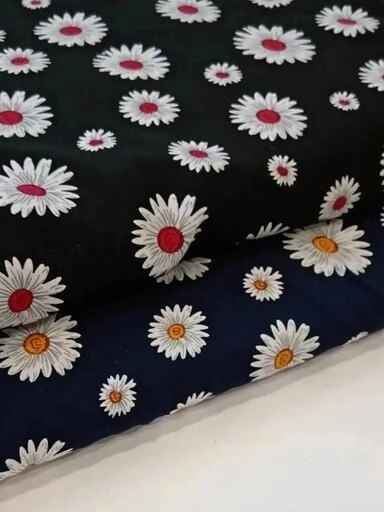 تصویر 3 از قیمت خرید ملحفه با طرح گل بابونه + فروش ویژه