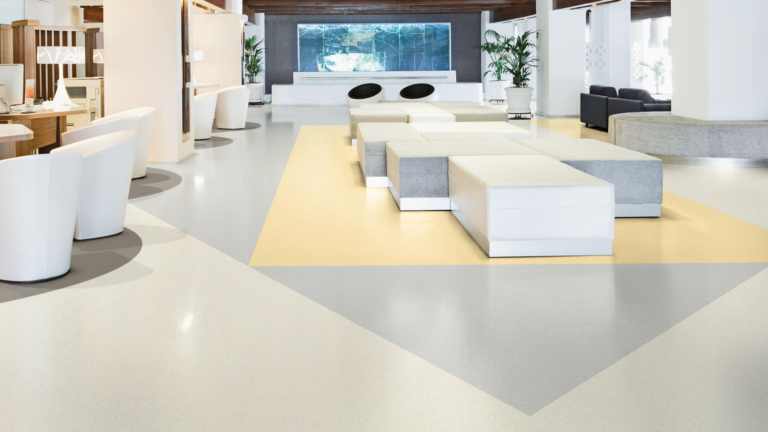 تصویر 1 از فروش کفپوش PVC ضد لک و آنتی‌ استاتیک ایده‌آل برای فضاهای پرتردد