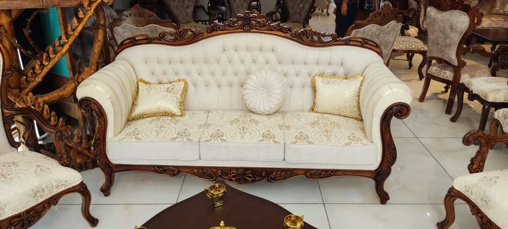 تصویر 3 از مبلمان دسته چوبی پاپیونی
