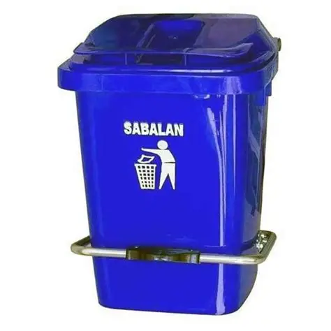 تصویر 1 از خرید عمده سطل زباله 40 لیتری پدالی