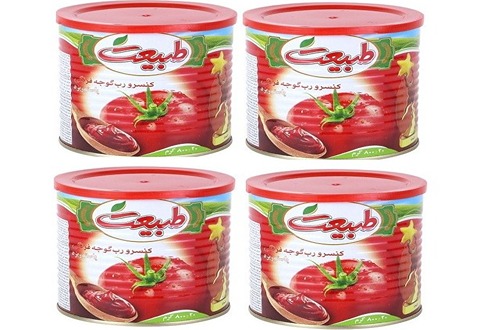 تصویر 1 از قیمت خرید رب گوجه طبیعت + فروش عمده